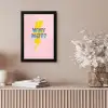 Why not - Bliksem - Roze fotolijst zwart zonder passe partout klein -sfeer5