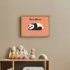 Panda - Slaap - Oranje Light Box met batterij (Wandlamp kind) middel -sfeer2_kind
