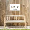 Heit - Lettercollage Tuinposter op houten frame 2 cm dik klein -sfeer4