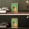 Hond - Zonnebril - Valentijn - Love Light Box met kabel (Tafellamp) klein -sfeer3