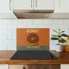Donut - Spikkels - Kleurrijk - Quote keuken achterwand spatscherm klein -sfeer2