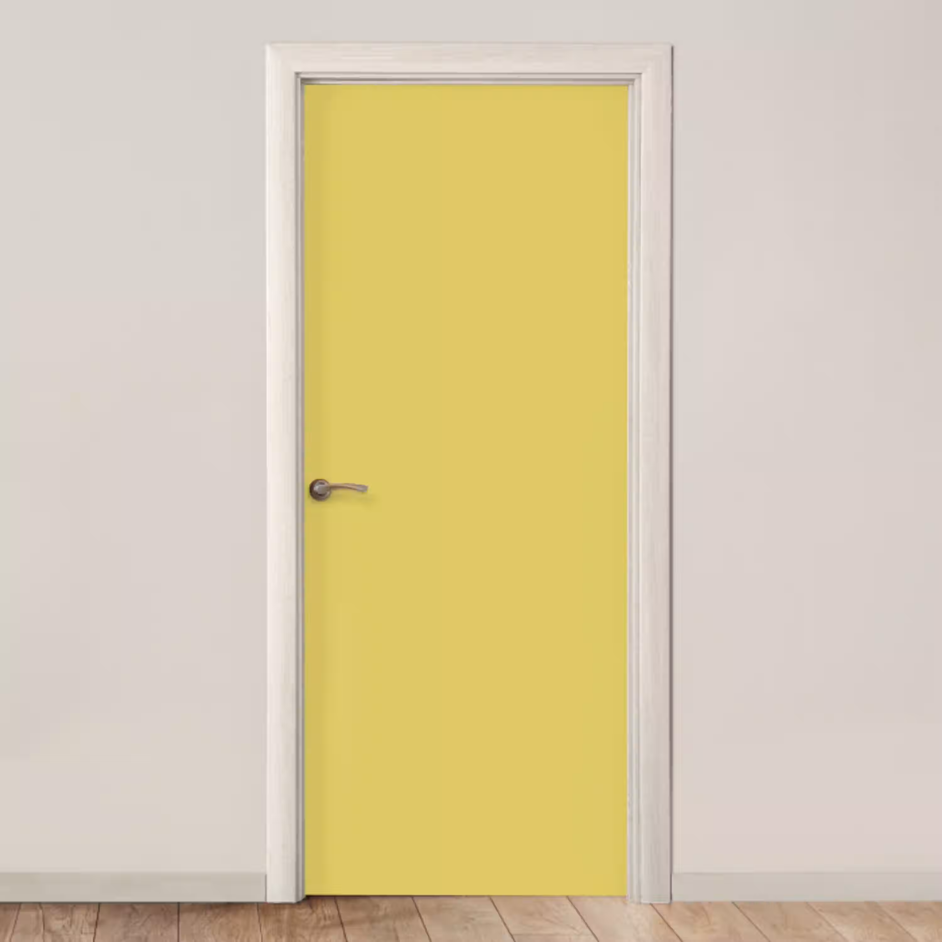 Golden - Ochre - Geel deurposter klein 289 -3d_beige