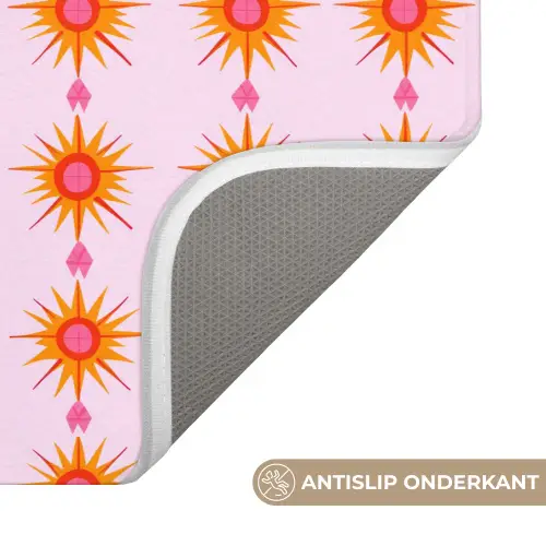 Zon - Motief - Roze Badmat klein 997 -USP_AntislipNL