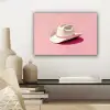 Zomers - Hoed - Roze canvas 2cm klein -sfeer6