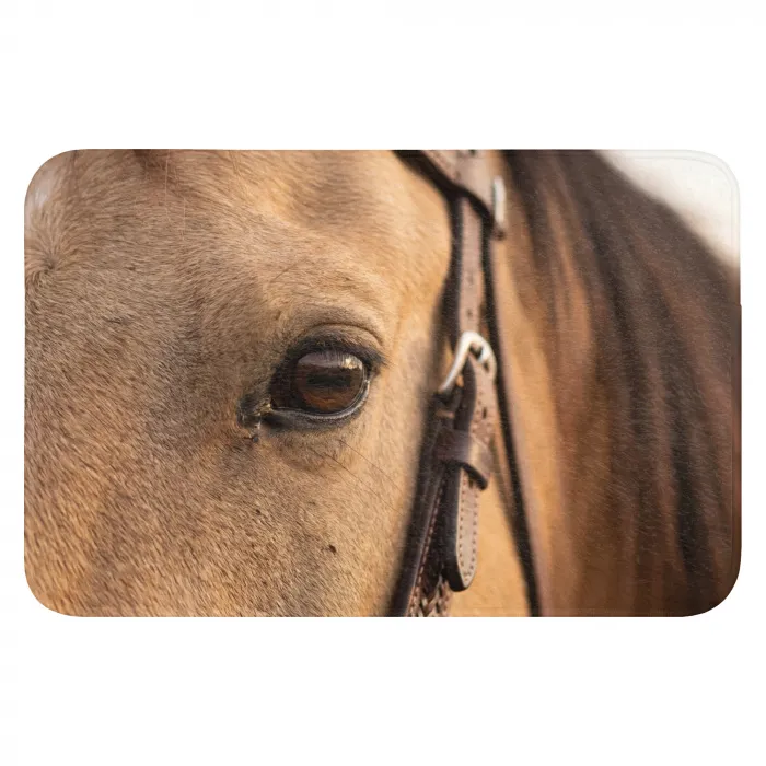 Paard - Oog - Bruin WCmat klein -3d