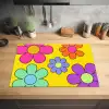 Bloemen - Illustratie - Kleurrijk Inductie beschermer vinyl 3mm klein -sfeer5