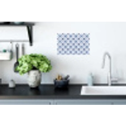 Patroon - Tegel - Blauw Muursticker klein 286 -keuken