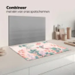 Kolibrie - Vliegen - Natuur - Illustratie - Kleurrijk Inductie beschermer vinyl 3mm klein -wsfeer7_website