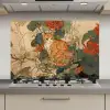 Kat - Sierlijk - Bloemen keuken achterwand spatscherm klein -3d_website