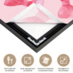 Strikken - Aquarel - Roze Textielframe zwart klein 947 -USP_feed_closeupNL