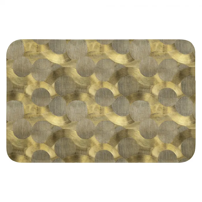 Modern - Geometrisch - Goud Badmat klein 997 -3d