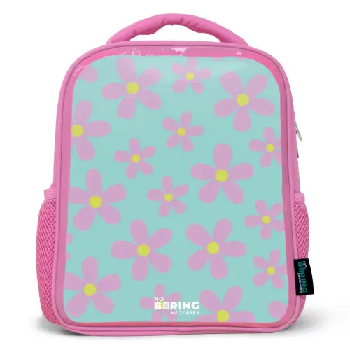 Madeliefjesmania mint Kinderrugzak - Roze middel -3d