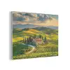 Toscane - Landschap - Wijngaarden PET vilt klein -3d