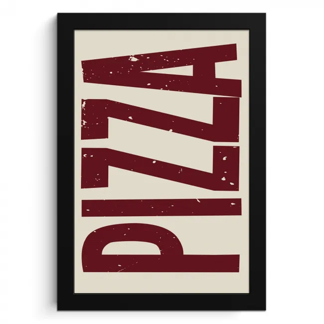 Pizza - Vintage - Decoratie - Japandi KitchenYeah - Keuken - Fotolijst klein -3d