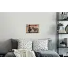 Street art - Zebra - Vrouw - Dieren - Graffiti - Banksy Muursticker klein -slaapkamer