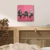 Graffiti - Vintage - Zwart - Street art - Roze - Banksy plexiglas 5mm klein -sfeer4
