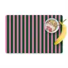 Verticale strepen - Groen - Roze Placemat vinyl groot 368 -zzzproduct_Kitchenyeah-website