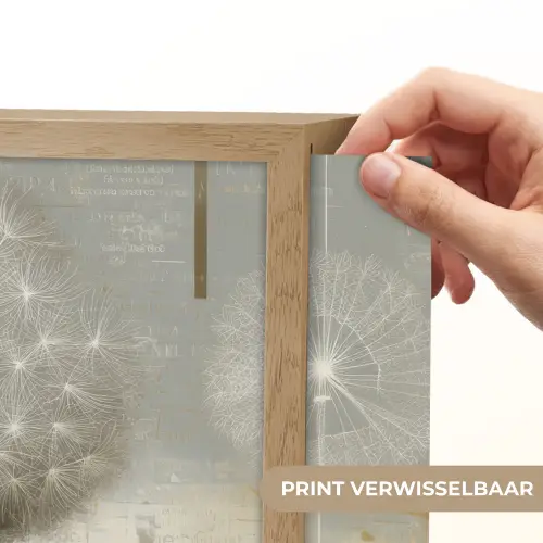 Pluis - Vrouw - Beige Light Box met batterij (Wandlamp) middel -USP_websiteprintNL