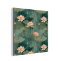 Botanisch - Bloemen - Roze aluminium wit klein 46 -3d
