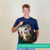 Fluffy Franky Rugzak - Zwart middel -sfeer7_NL