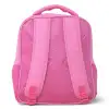 Gestileerde walvissen in tonale zeegroene tinten Kinderrugzak - Roze middel -achterkant
