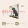 Panter - Zwart - Abstract - Goud PET vilt klein -USP_NL