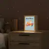 Vos - Vliegtuig - Blauw Light Box met kabel (Kinderlampje) klein -sfeer1_kind