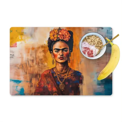 Portret - Sieraden - Schilderachtig Placemat vinyl groot -zzzproduct_Kitchenyeah-website