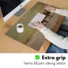 Schapen - Bruin - Wit - Grindpad Muismat XXL klein -sfeer3