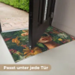 Vrouw - Panterprint - Jungle - Natuur - Luxe Deurmat klein -USP_DE