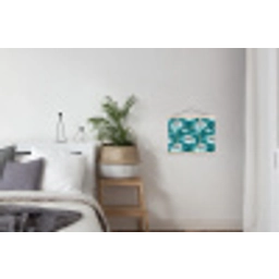 Koala's - Betoverend - Blauw textielposter latten blank klein 122 -woonkamer
