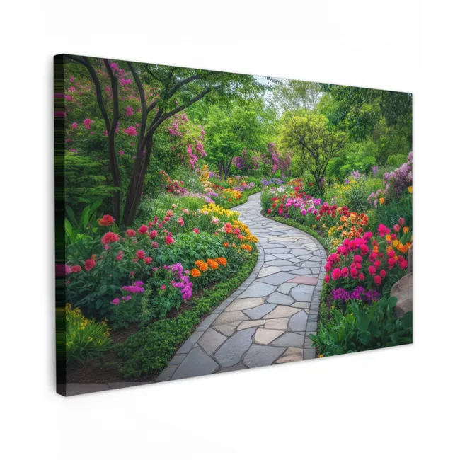 Outdoor Canvas Print - Park - Flowers - Garden