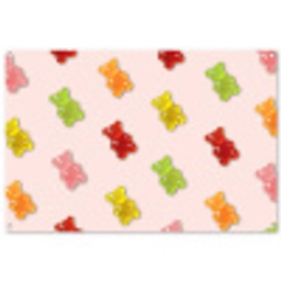 Kleur - Snoep - Roze tuinposter los doek groot -3d