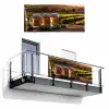 Bier - Hop - Landschap Balkonbeschermer Duitsland klein -3d