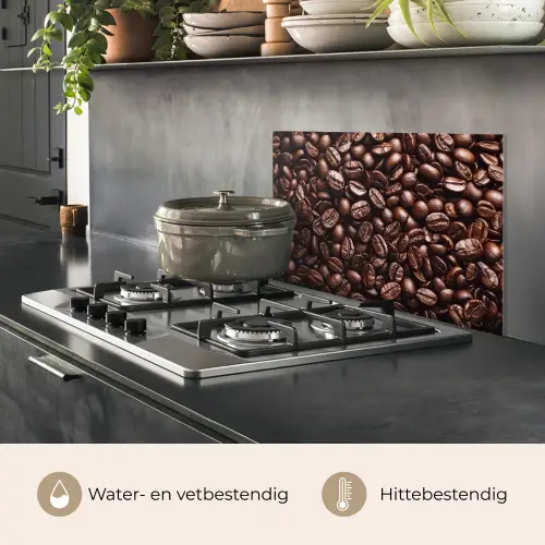 Bonen - Close-up - Donkerbruin keuken achterwand spatscherm klein -usp_NL