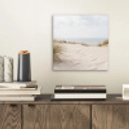 Wolken - Duinlandschap - Zand aluminium wit klein -sfeer1