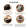 Krijger - Rode trappen - Zon - Berg Inductie beschermer vinyl 3mm klein -zzzzzzz-td-werking