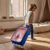 Maanwip met Pluizig Wezentje Kinderkoffer - Blauw klein -sfeer1
