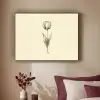 Illustratie - Tulp - Zwart Textielframe zwart klein -sfeer1