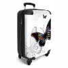 Petal papillon Koffer - NBS - Handbagage middel -productfoto_3d