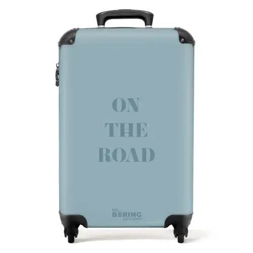 Quotes - On the road NBS - Handbagage koffer - Kinderen Unisex middel -productfoto_recht