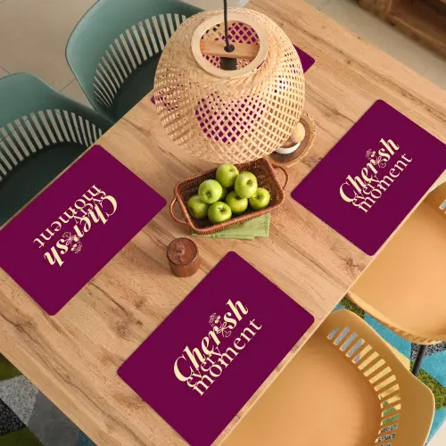 Cherish every moment - Cocktailglas - Bordeaux Placemat vinyl groot -zzsfeer5_Kitchenyeah-website