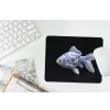 Porselein - Goudvis - Delfts - Blauw muismat rubber klein -witbureau
