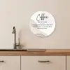 Koffie Betovering KitchenYeah - Keuken - Wandcirkel Forex klein -sfeer3