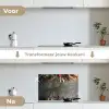 Culinaire Kunstenaarspalet keuken achterwand spatscherm klein -voor_na_NL