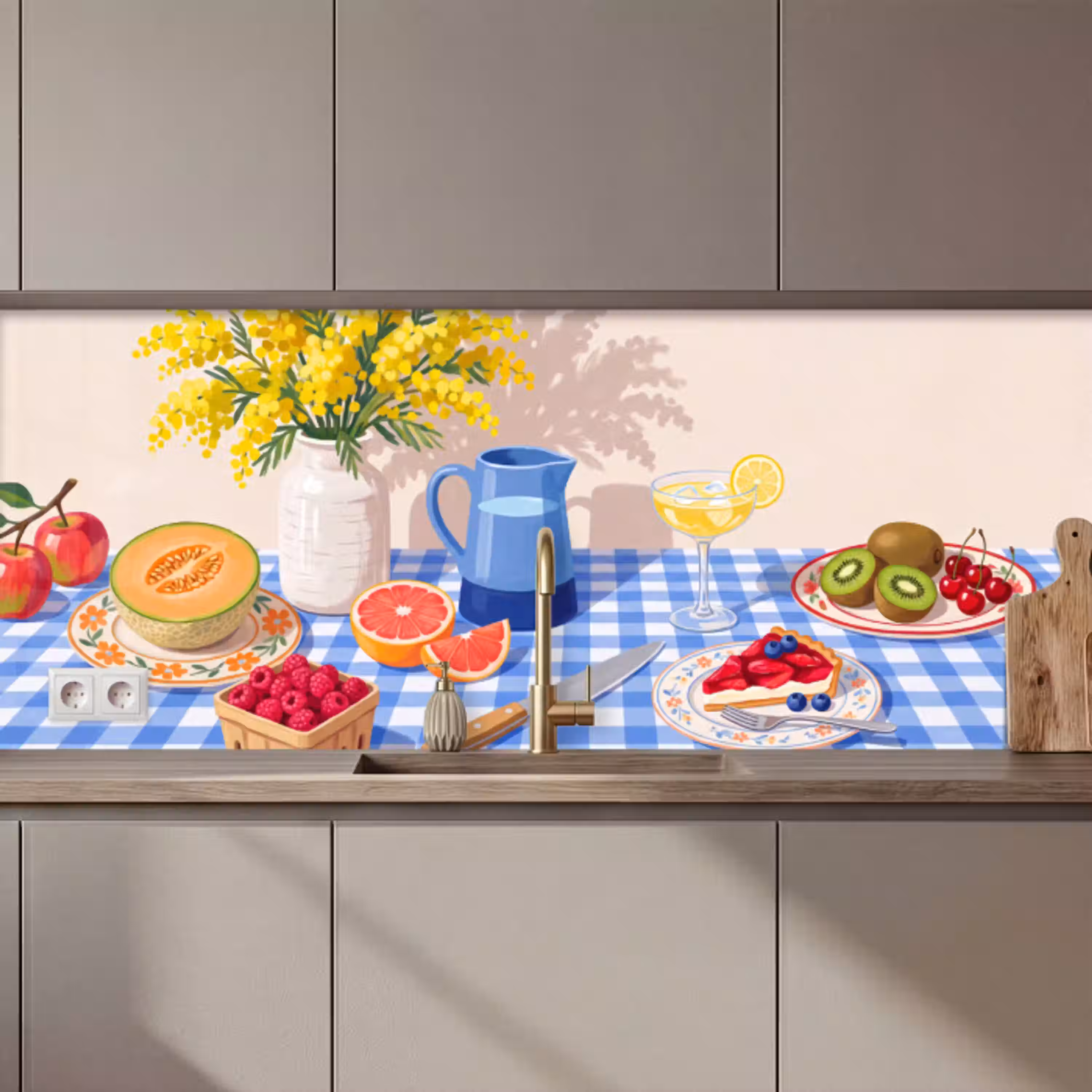 Eten - Fruit - Zomer keuken achterwand 2 middel zz_3dshopping