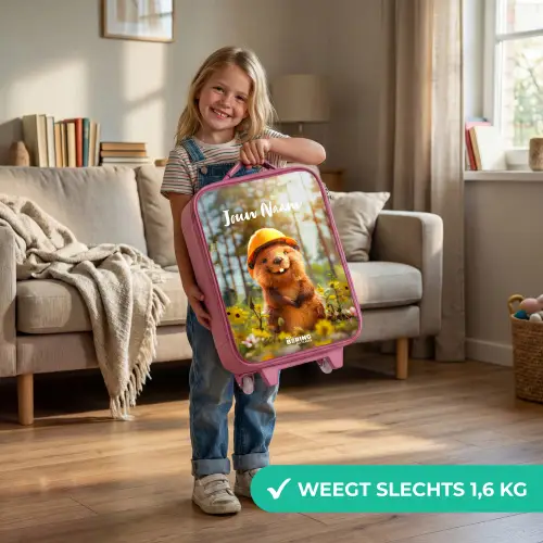 Benno Bloembouwer Kinderkoffer - Roze klein -sfeer2_NL