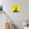 Pak - Hand - Geel tuinposter los doek klein -sfeer8