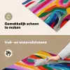 Abstract - Kleurrijk - Golven - Lijnen Inductie beschemer met haakjes middel -ky-schoon-nl
