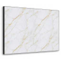 Wit - Marmer - Goud - Luxueus Textielframe zwart klein 947 -3d